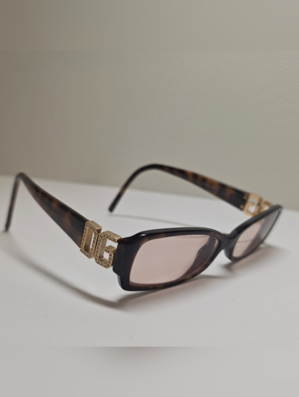 Authentic Dolce & Gabbana DG 3002-B 502 Tortoiseshell Crystal DG Eyeglass Frames